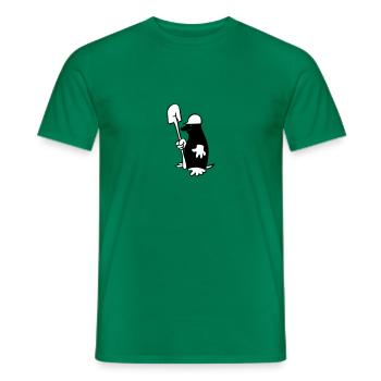 Taupe - T-shirt homme - vert - Devant - AI Model Male 178 dark (178cm)