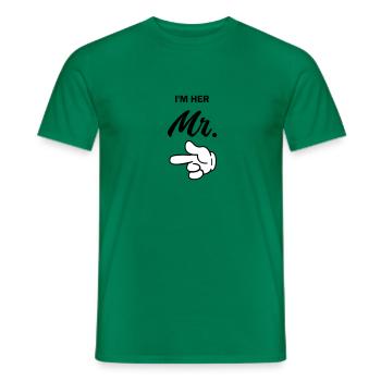 dans son mr - T-shirt homme - vert - Devant - AI Model Male 178 dark (178cm)