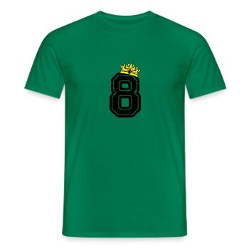 8 roi - T-shirt homme - vert - Devant - AI Model Male 178 dark (178cm)