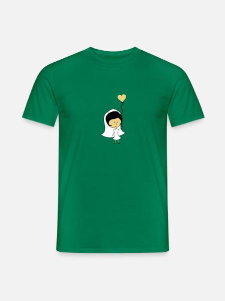 bride - Men's T-Shirt - kelly green