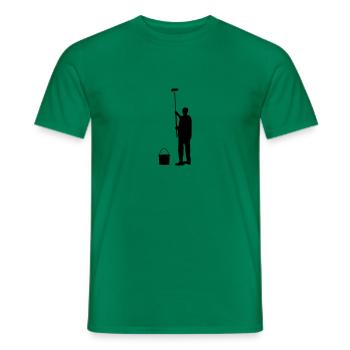Maler - Männer T-Shirt - Kelly Green - Vorne - AI Model Male 178 dark (178cm)