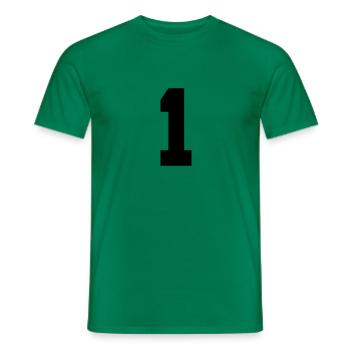 1 - Männer T-Shirt - Kelly Green - Vorne - AI Model Male 178 dark (178cm)