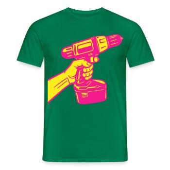 Heimwerker Pop-Art - Männer T-Shirt - Kelly Green - Vorne - AI Model Male 178 dark (178cm)