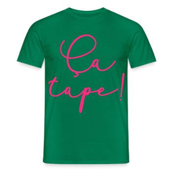 It's Hitting - What Heat - Men's T-Shirt - kelly green - Front - AI Model Male 178 dark (178cm)