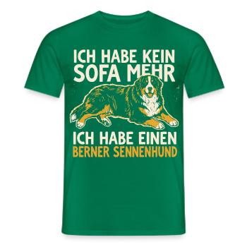 Ich habe kein Sofa mehr, ich habe einen Berner - Männer T-Shirt - Kelly Green - Vorne - AI Model Male 178 dark (178cm)