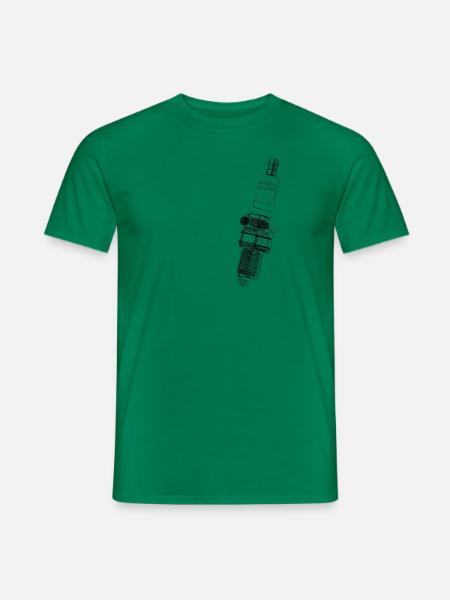 Zündkerze - Männer T-Shirt - Kelly Green