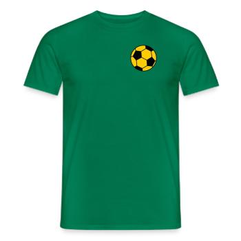 Fußball Ball - Männer T-Shirt - Kelly Green - Vorne - AI Model Male 178 dark (178cm)