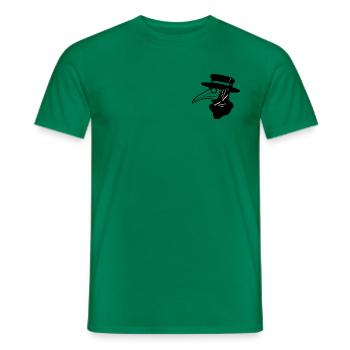 le médecin de la peste - T-shirt homme - vert - Devant - AI Model Male 178 dark (178cm)
