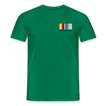 Meine DNA = divers - Männer T-Shirt - Kelly Green - Vorne - AI Model Male 178 dark (178cm)