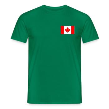 Canada Flag Classic Frame - Männer T-Shirt - Kelly Green - Vorne - AI Model Male 178 dark (178cm)