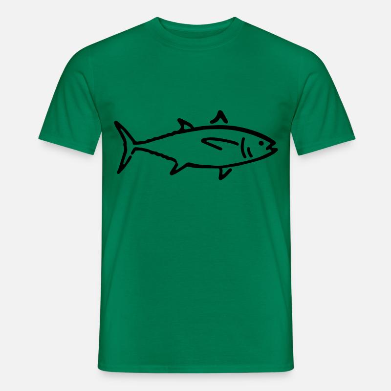 fisch - Männer T-Shirt - Kelly Green