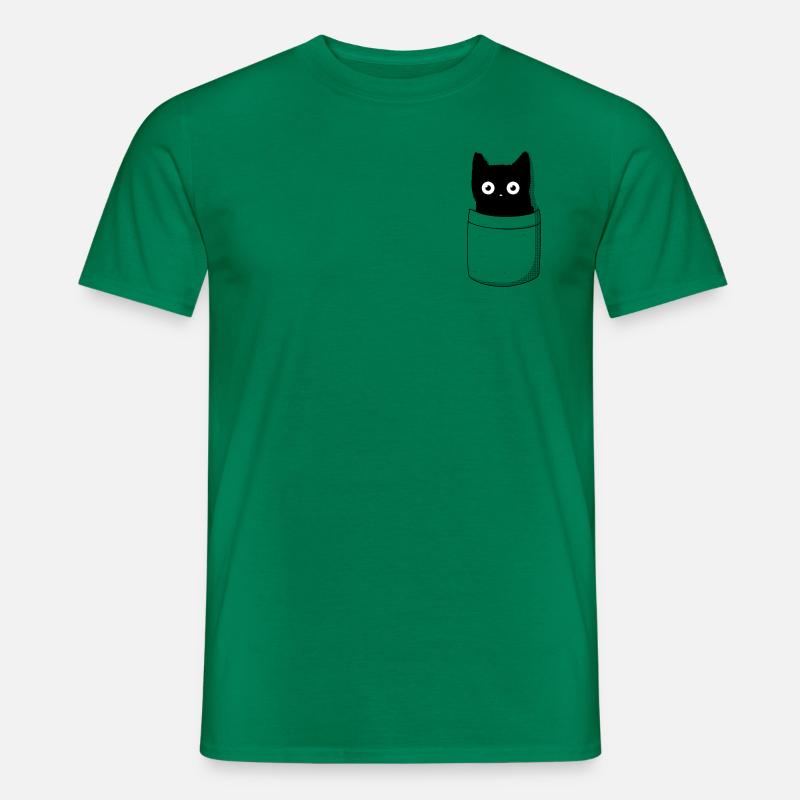 Katzentasche - Männer T-Shirt - Kelly Green