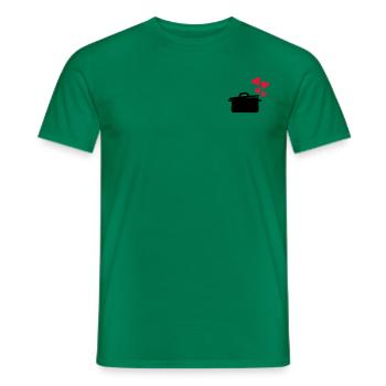 cuisine - T-shirt homme - vert - Devant - AI Model Male 178 dark (178cm)