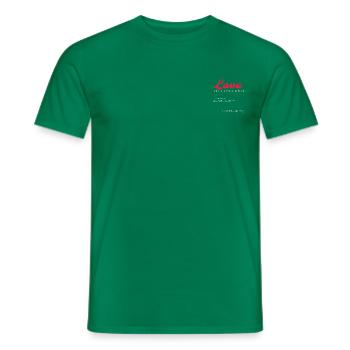 LOVE inscription white - Men's T-Shirt - kelly green - Front - AI Model Male 178 dark (178cm)