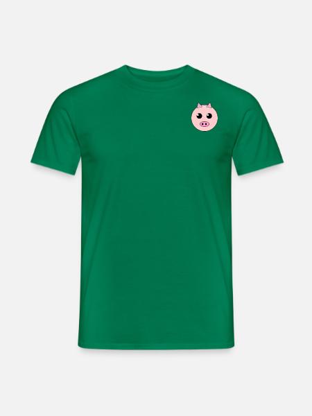 Schwein - Männer T-Shirt - Kelly Green