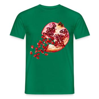 Granatapfel - Männer T-Shirt - Kelly Green - Vorne - AI Model Male 178 dark (178cm)