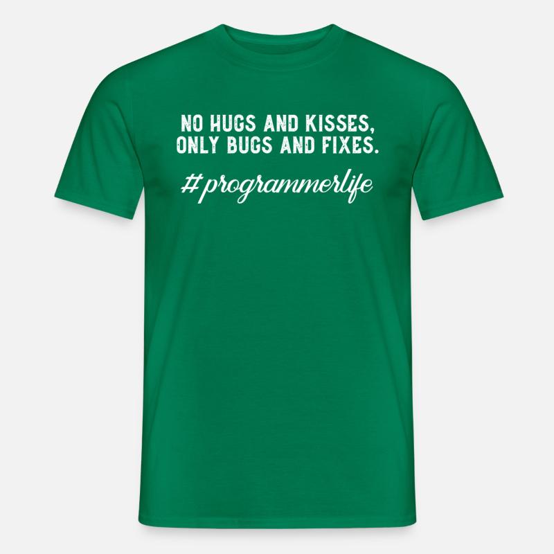 Funny Programming Developer Programmer Life Bugs Men’s T-shirt