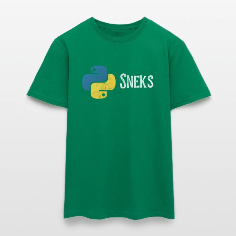 Lustige Python-Programmierer-Programmierung in Not Männer T-Shirt
