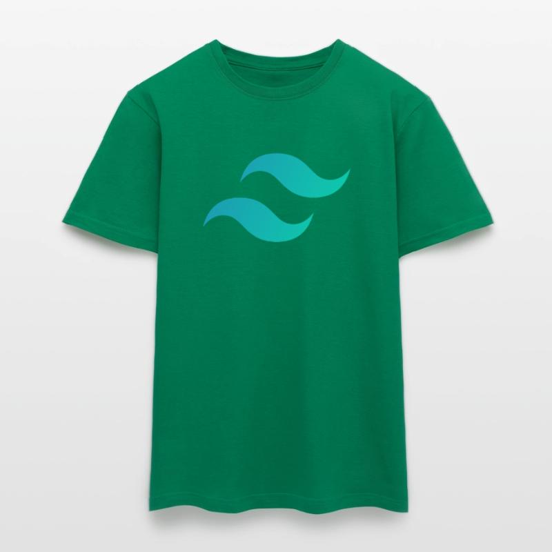 Tailwind CSS Mark - Codeur de programmeur de cadre CSS T-shirt homme
