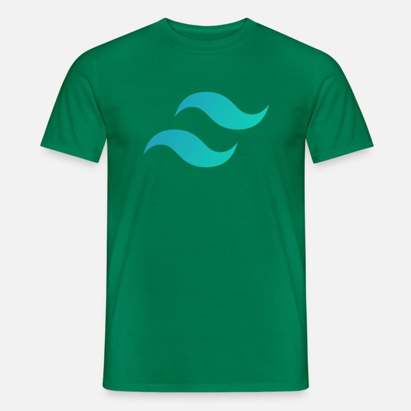 Rückenwind CSS Mark - CSS Framework Programmer Coder - Männer T-Shirt - Kelly Green