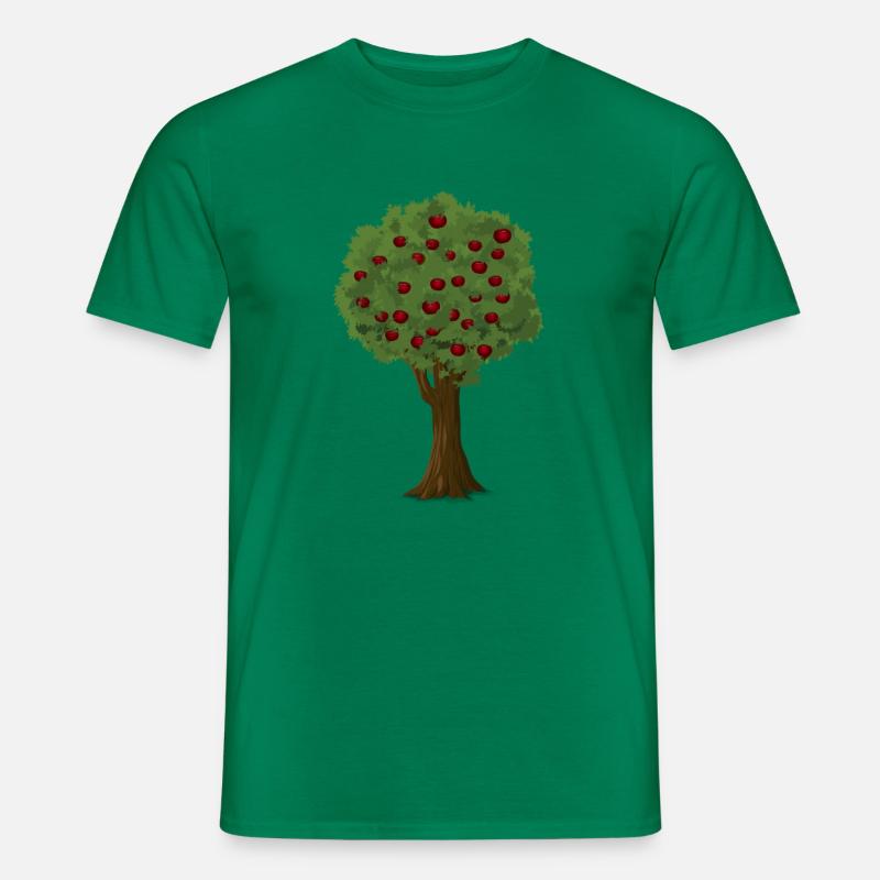 Apfelbaum Apfelpflücksaison Apfelgarten - Männer T-Shirt - Kelly Green