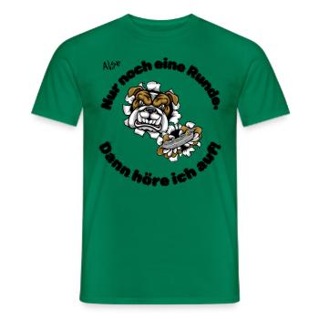 Ein Runde spielen mit Bulldogge Design - Männer T-Shirt - Kelly Green - Vorne - AI Model Male 178 dark (178cm)