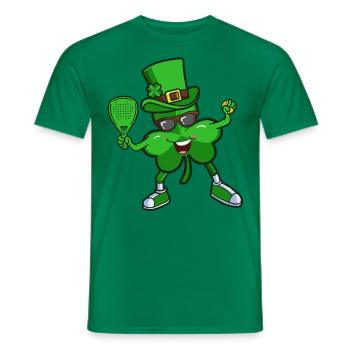 Padel Baby Shamrock St Patrick's Day Outfit - Männer T-Shirt - Kelly Green - Vorne - AI Model Male 178 dark (178cm)
