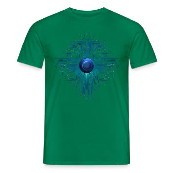 Machine Learning AI Deep Learning Programmer - Men's T-Shirt - kelly green - Front - AI Model Male 178 dark (178cm)