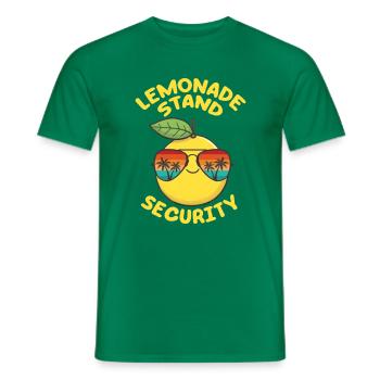 Lemonade Stand Security Cute Lemon Summer - Men's T-Shirt - kelly green - Front - AI Model Male 178 dark (178cm)