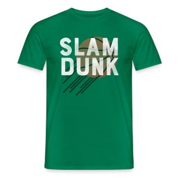 Basketball Bball Player Lover Basketballer Sports - Men's T-Shirt - kelly green - Front - AI Model Male 178 dark (178cm)