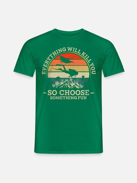 23F 0319 bk - Männer T-Shirt - Kelly Green