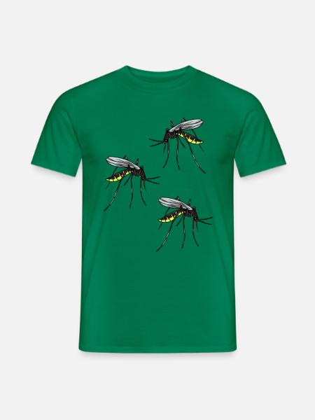 Insekten Blutsauger Mücke blutig Ungeziefer Mücken - Männer T-Shirt - Kelly Green