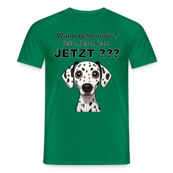 Dalmatiner - Männer T-Shirt - Kelly Green - Vorne - AI Model Male 178 dark (178cm)