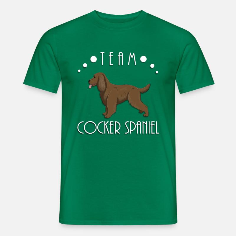 Team Cocker Spaniel - Leber - Männer T-Shirt - Kelly Green