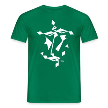 J comme Joke Her White - T-shirt homme - vert - Devant - AI Model Male 178 dark (178cm)