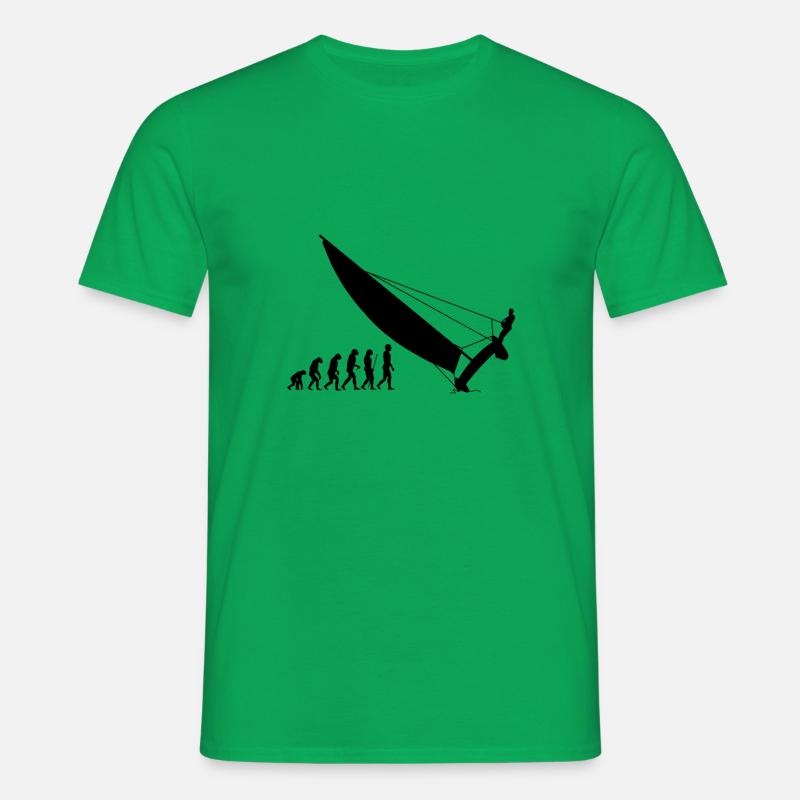 Katamaran - Evolution - Männer T-Shirt - Kelly Green