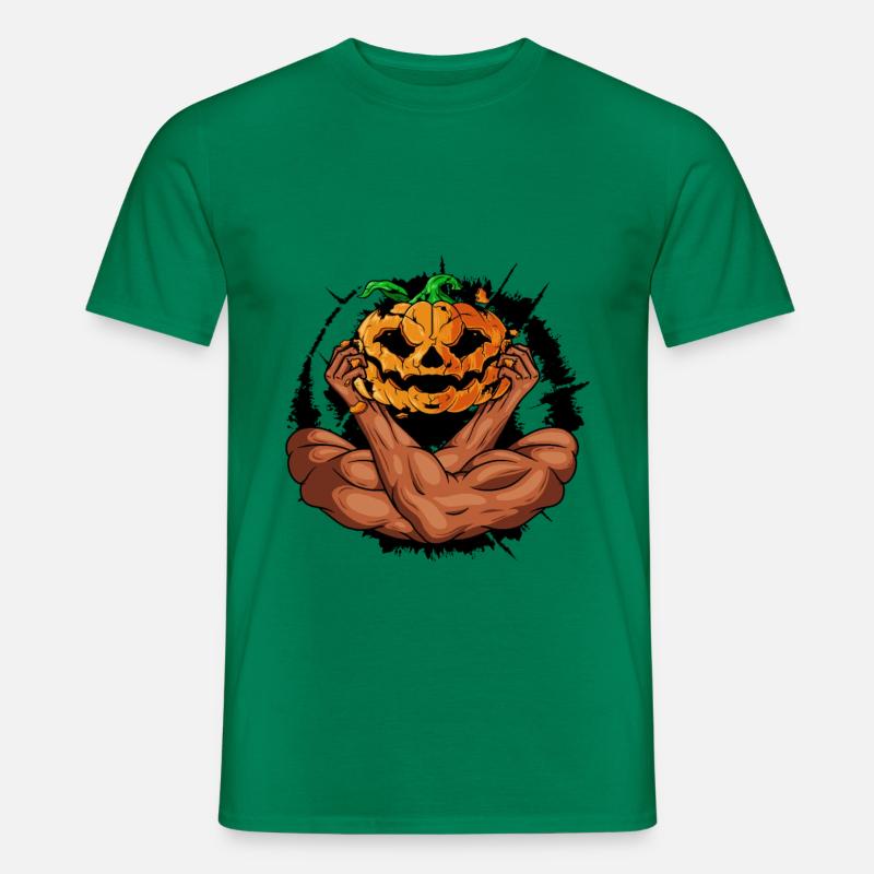 Halloween mit Arme - Männer T-Shirt - Kelly Green