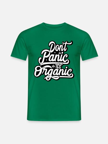 Cannabis Marijuana Weed Smoking - Men's T-Shirt - kelly green