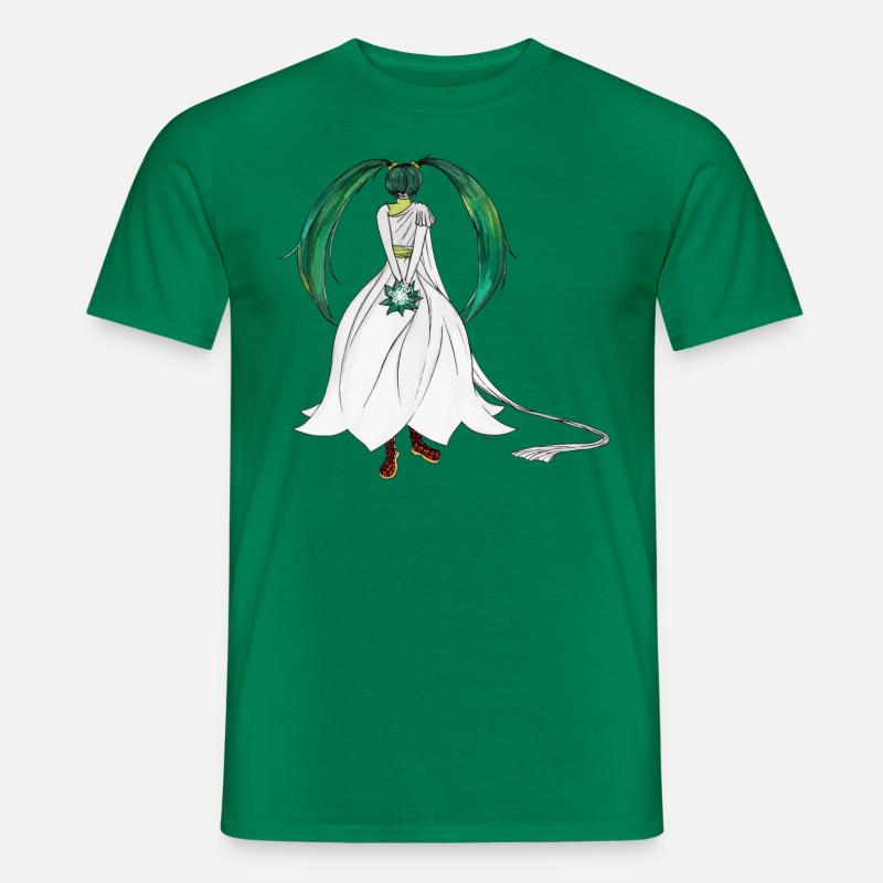 Frühlingsfee - Maiglöckchenblume - Männer T-Shirt - Kelly Green