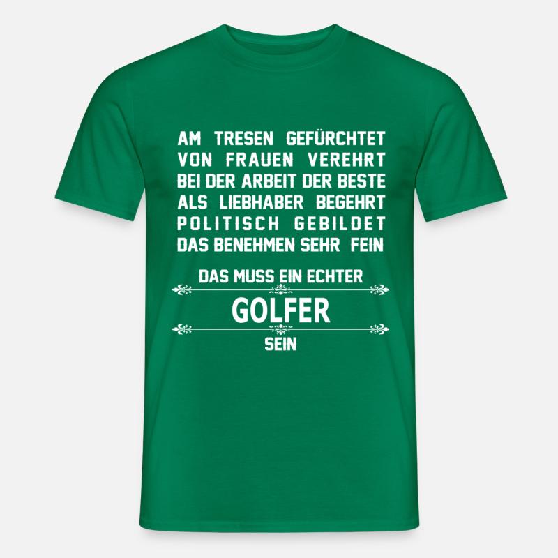 golfer - Männer T-Shirt - Kelly Green