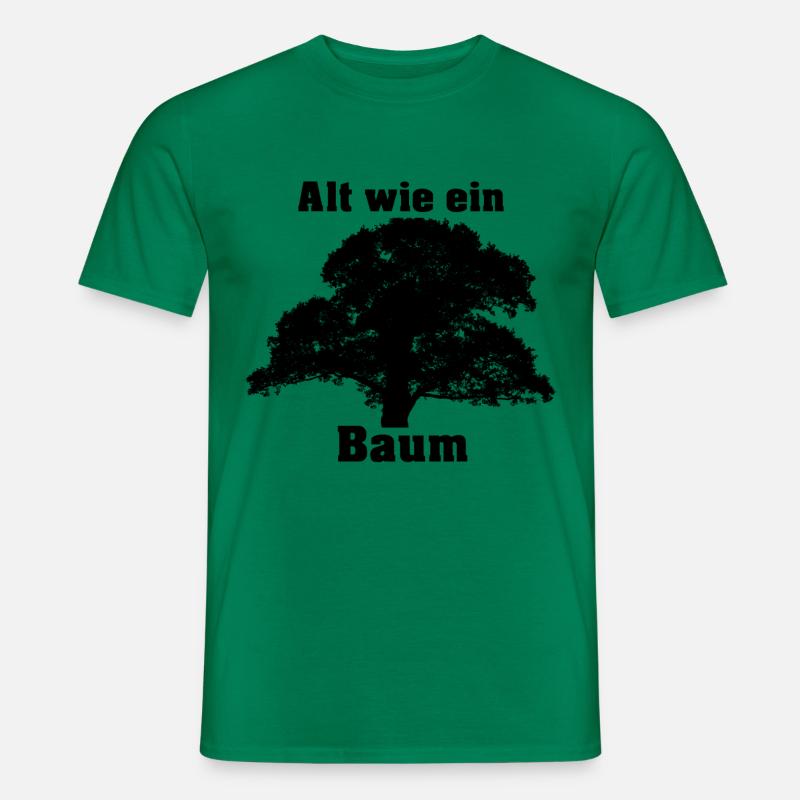 Alt wie ein Baum - Männer T-Shirt - Kelly Green