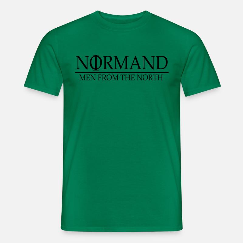 LOGO "NORMAN" - Männer T-Shirt - Kelly Green