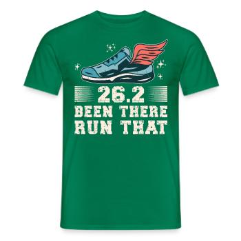 26.2 Been There Run That Marathon - Männer T-Shirt - Kelly Green - Vorne - AI Model Male 178 dark (178cm)