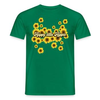 Bonne petite hippie - T-shirt homme - vert - Devant - AI Model Male 178 dark (178cm)