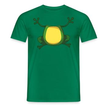 Karneval Frosch Kostüm Fasching - Männer T-Shirt - Kelly Green - Vorne - AI Model Male 178 dark (178cm)