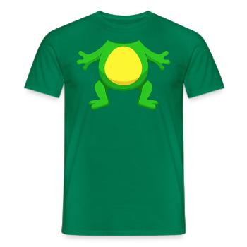 Frosch Kostüm Fasching Karneval - Männer T-Shirt - Kelly Green - Vorne - AI Model Male 178 dark (178cm)