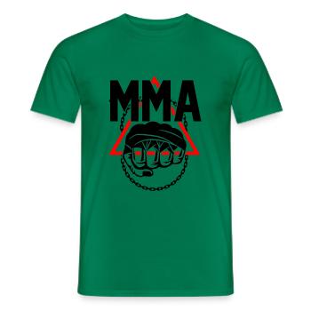 mma - Männer T-Shirt - Kelly Green - Vorne - AI Model Male 178 dark (178cm)