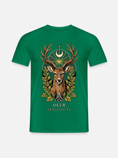 TOTEM-Hirschempfindlichkeit - Männer T-Shirt - Kelly Green