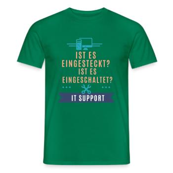 Pc Und Werkzeugsymbol - Tech Support - Männer T-Shirt - Kelly Green - Vorne - AI Model Male 178 dark (178cm)