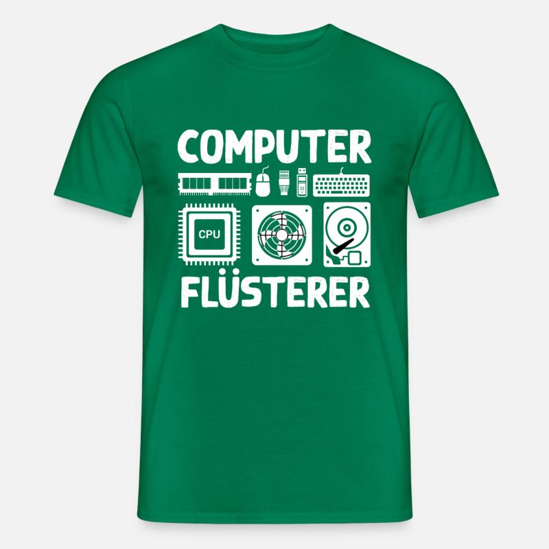 Computer Flüsterer - It - Männer T-Shirt - Kelly Green